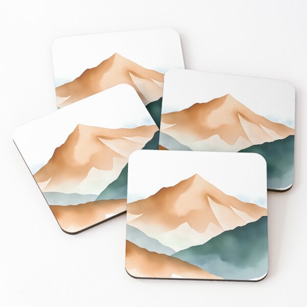 Item preview, Majestic Mountain Watercolor Motif designed and sold by Shirtastically.