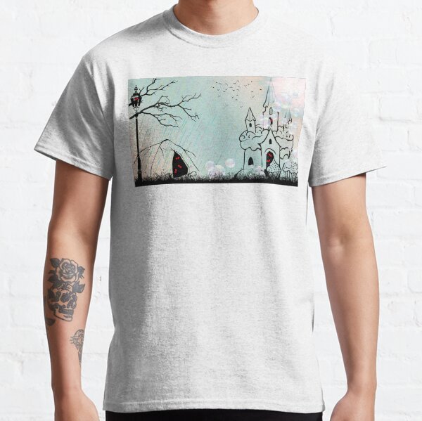 Vista previa del artículo con la obra «Perdido bajo la lluvia en la noche», diseñado y vendido por surlycakes.