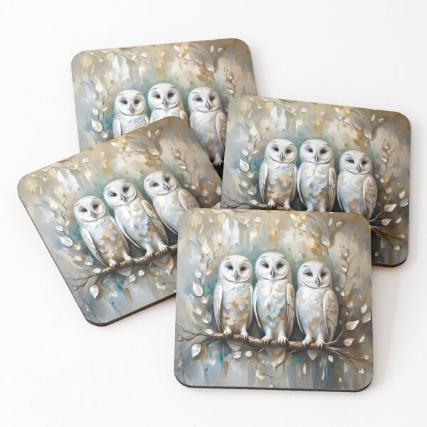 Item preview, Three Owls On A Branch designed and sold by Ciervo Primavera.