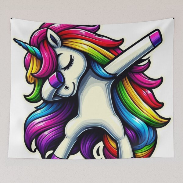 Item preview, Unicorn Dabbing designed and sold by KingCuppaDigitalArt.