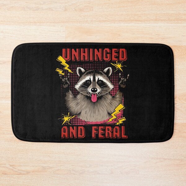 Item preview, Unhinged and Feral Raccoon – Crazy Rocker Vibes designed and sold by Aredbox.