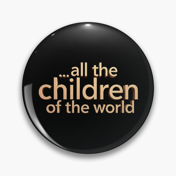 Item preview, All the Children of the World – A Message of Unity and Love designed and sold by MySheetMusicArt.