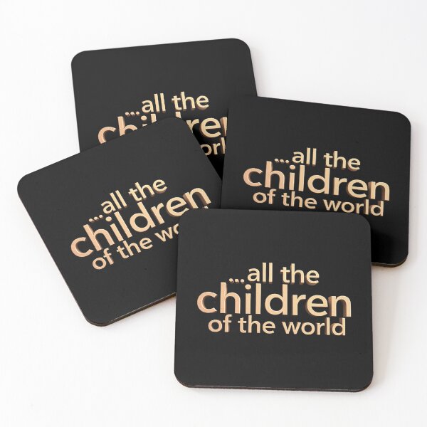 Item preview, All the Children of the World – A Message of Unity and Love designed and sold by MySheetMusicArt.