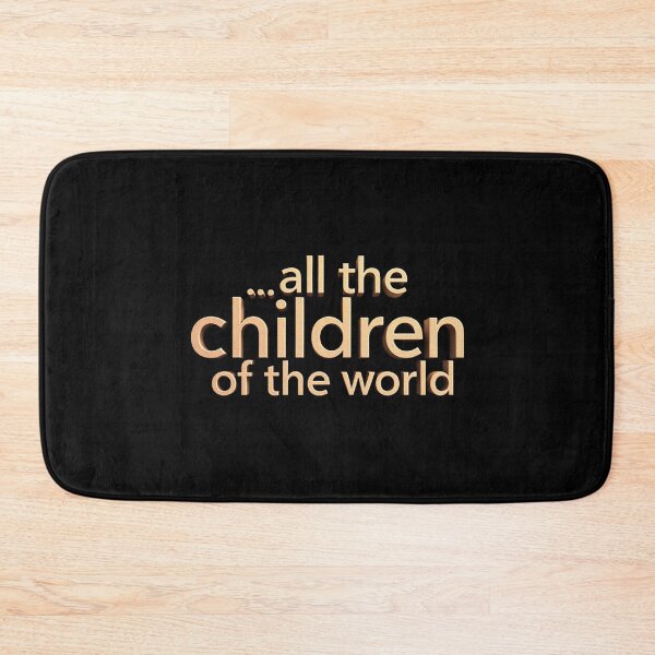 Item preview, All the Children of the World – A Message of Unity and Love designed and sold by MySheetMusicArt.