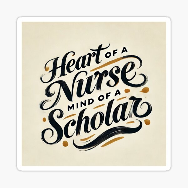 Item preview, Nurse- The original -Heart of A nurse Mind of A Scholar designed and sold by EquityGuardianX.
