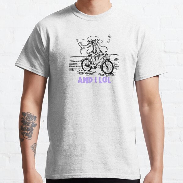 Item preview, Jellyfish Riding A Bike designed and sold by surlycakes.