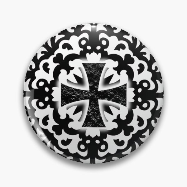 Item preview, Black cross mandala designed and sold by Buda--Vibes.