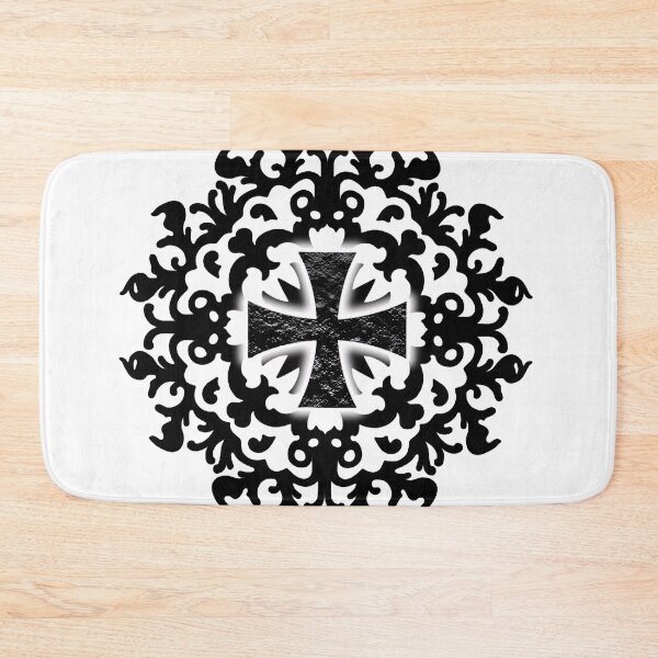 Item preview, Black cross mandala designed and sold by Buda--Vibes.