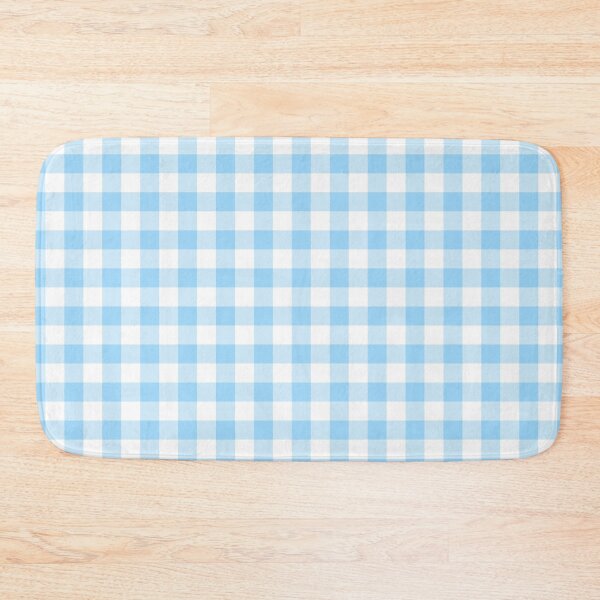 Item preview, Light Blue Gingham Plaid Print designed and sold by CloudkissedDesignCo.