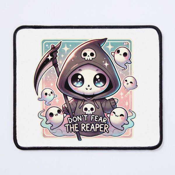 Item preview, Don’t Fear the Reaper - Cute Kawaii Grim Reaper designed and sold by AlmostSilent.
