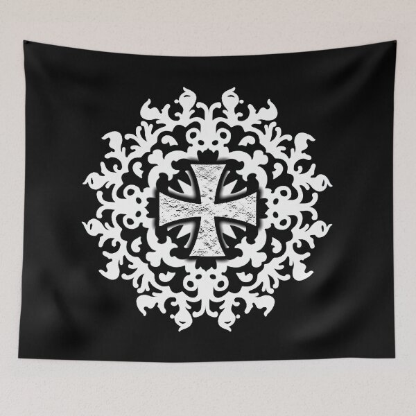 Item preview, White cross mandala designed and sold by Buda--Vibes.