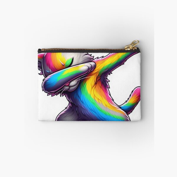 Item preview, Rainbow cat Dabbing designed and sold by KingCuppaDigitalArt.