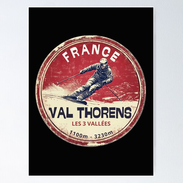 Item preview, Val Thorens - Les 3 Vallées - France  designed and sold by GoodOldVintage.