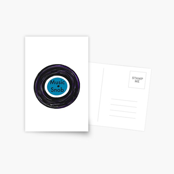 Item preview, Music Snob designed and sold by Joyride Art and Design UK.