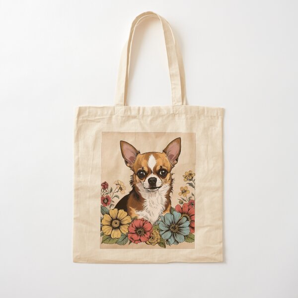 Item preview, Cute Chihuahua Dog with flowers, Chihuahua Dog Lover Gifts  designed and sold by Cuteanimalgifts.