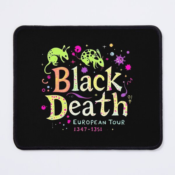 Item preview, Black Death European tour.  designed and sold by Witch Queen Clothing.