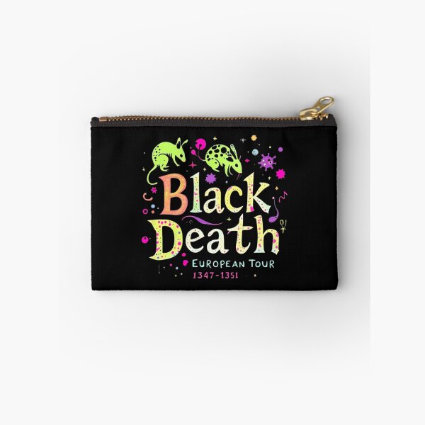 Item preview, Black Death European tour.  designed and sold by Witch Queen Clothing.