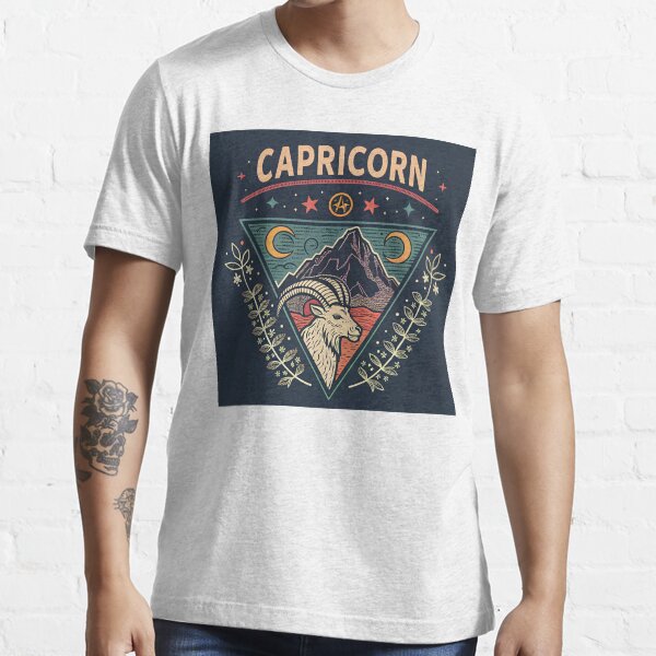 Item preview, Capricorn Zodiac Sign designed and sold by Lucky Dog Merch.