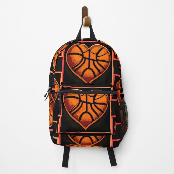 Item preview, "Love for the Game: Basketball Heart Design" designed and sold by SportThreadz.
