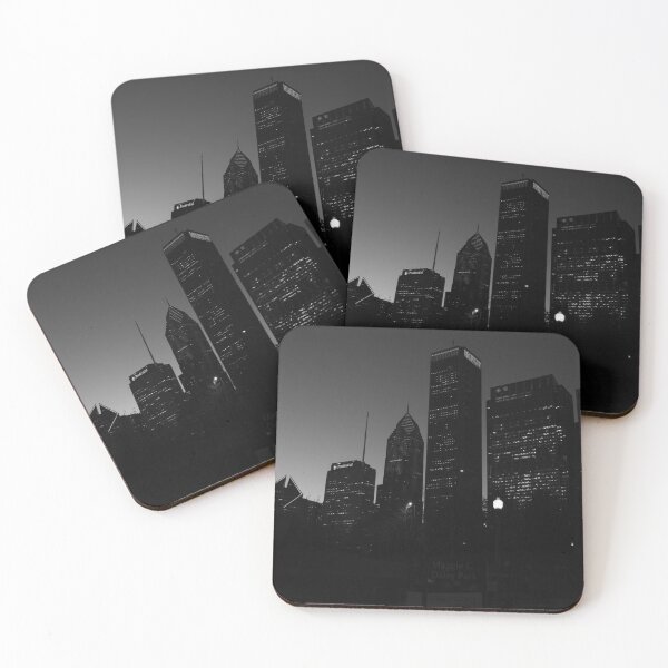 Item preview, Twilight Towers – Chicago Skyline After Dark designed and sold by BadWolfStudios.
