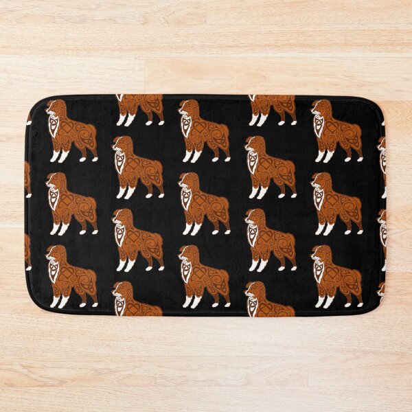 Item preview, Aussie Australian Shepherd Red Brown Celtic designed and sold by ingridthecrafty.