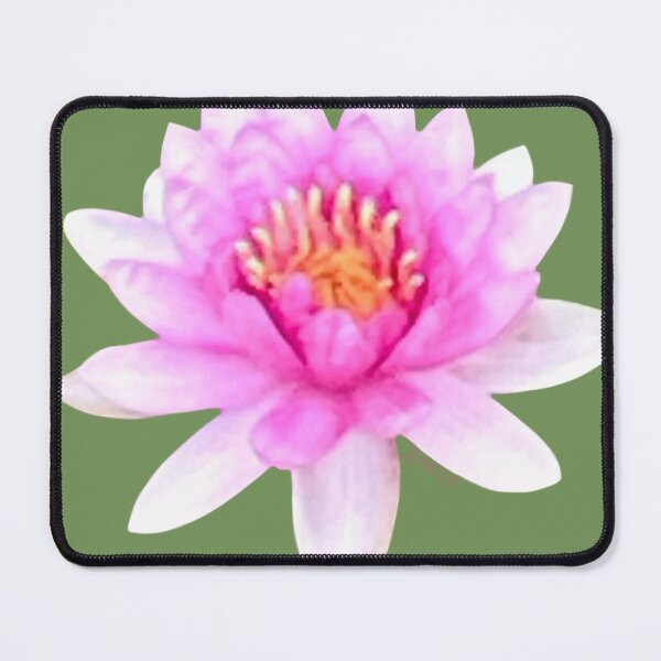 Item preview, Lotus flower with green background designed and sold by Josephine Ethereal.