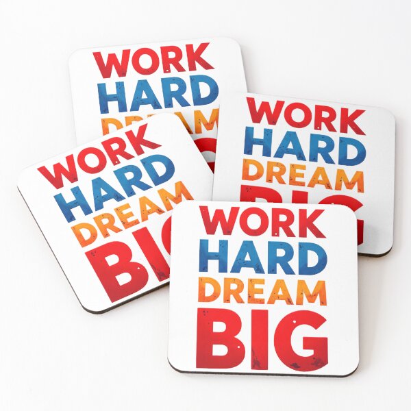 Item preview, Work Hard Dream Big designed and sold by CreativeGorillas.