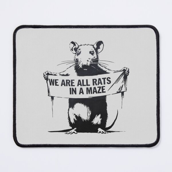 Item preview, Banksy Rat - We are all rats in a maze designed and sold by 123ks.