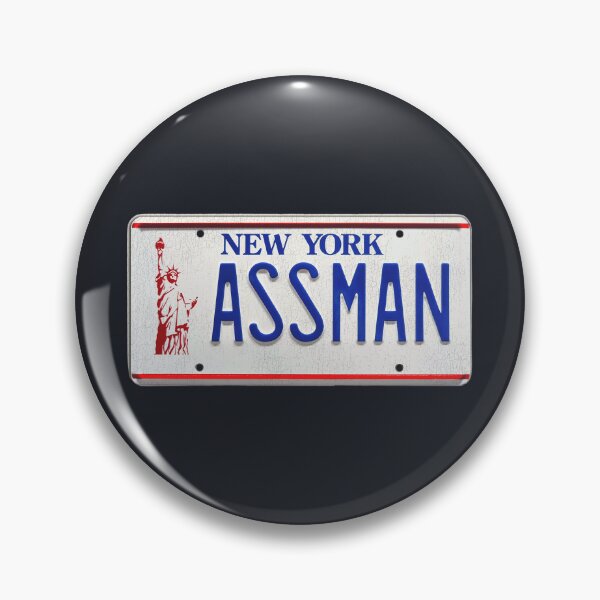 Item preview, Kramer New York Assman License Plate designed and sold by ourkid.