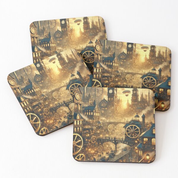 Item preview, The Gilded Gears of Aetheris designed and sold by AbstractAnom.