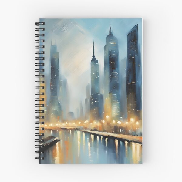 Item preview, Abstract City Glowing At Night II designed and sold by Glimmersmith.