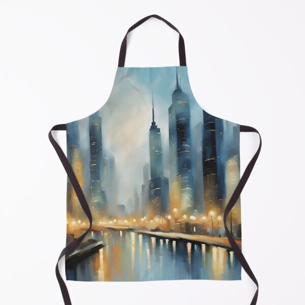 Item preview, Abstract City Glowing At Night II designed and sold by Glimmersmith.