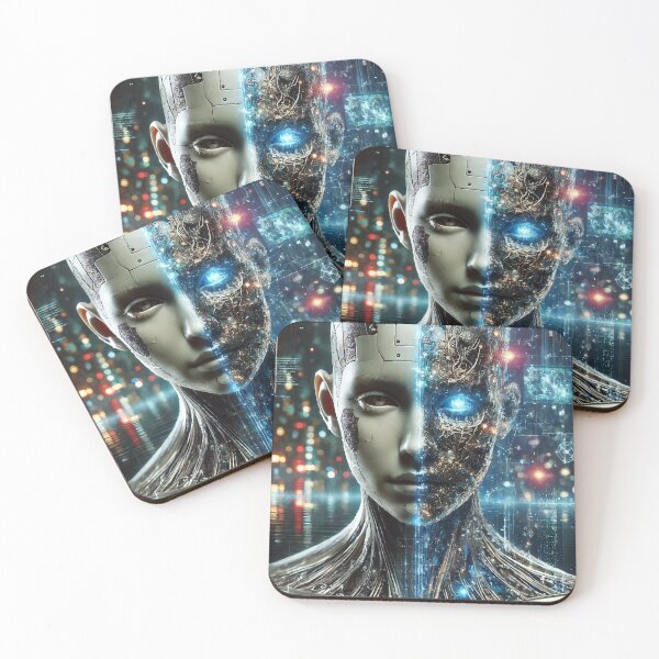 Item preview, Singularity Awakened: The Merging of Man and Machine designed and sold by AbstractAnom.