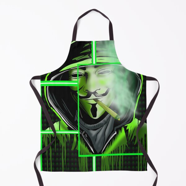 Item preview, Hooded & Masked Stoner – Mysterious Cannabis Vibes designed and sold by GrizzlyCollective.