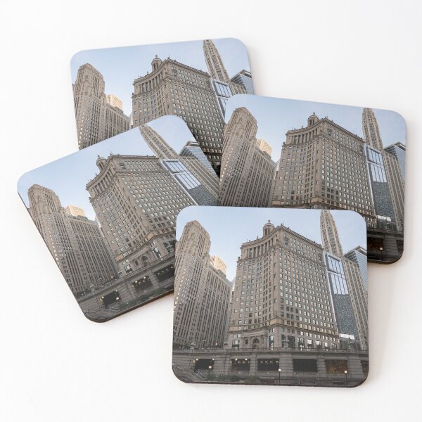 Item preview, Riverside Grandeur – Chicago Skyline designed and sold by BadWolfStudios.