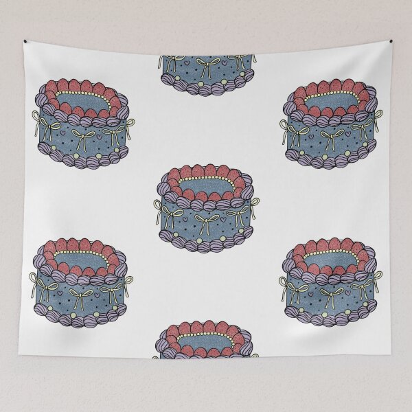 Item preview, Strawberry cake  - Hand-Colored Illustration designed and sold by toastysketches.