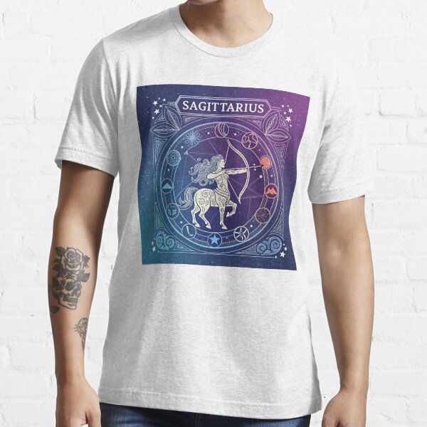 Item preview, Sagittarius Zodiac Sign designed and sold by Lucky Dog Merch.