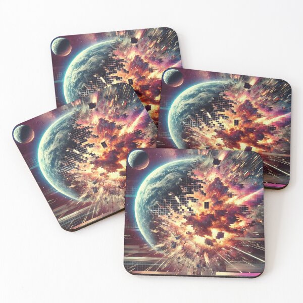 Item preview, Glitched Apocalypse: Cosmic Cataclysm designed and sold by AbstractAnom.