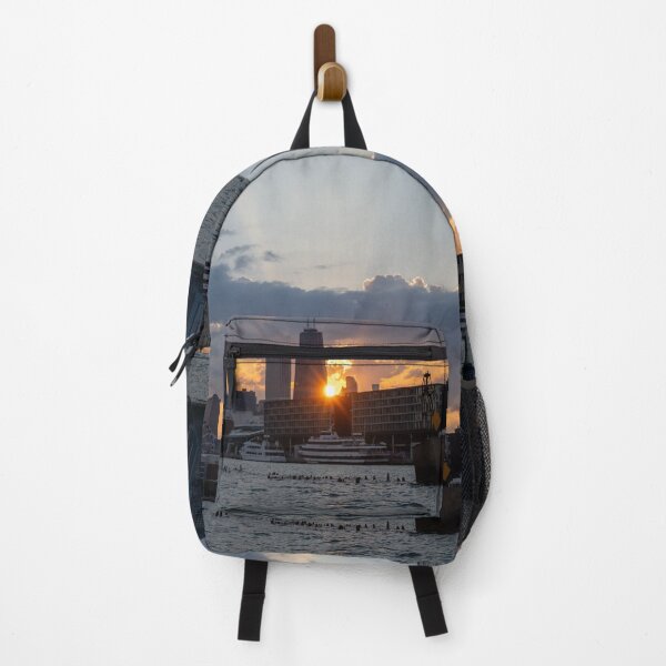 Item preview, Golden Hour – Chicago Skyline from the Water designed and sold by BadWolfStudios.
