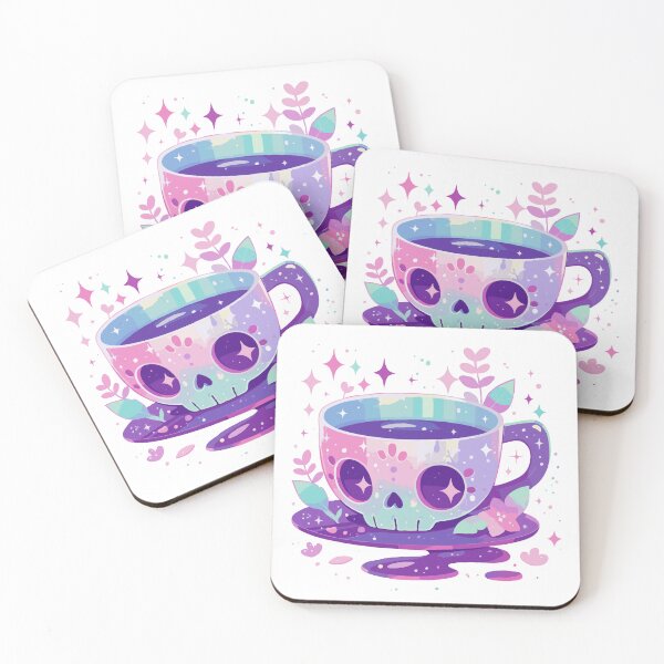 Item preview, kawaii death coffee designed and sold by craftyaliens.