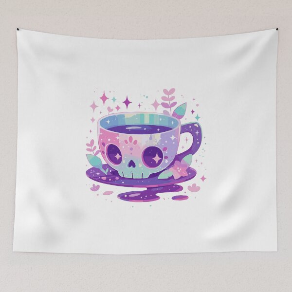 Item preview, kawaii death coffee designed and sold by craftyaliens.