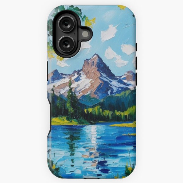 Item preview, Contemporary Peak Mountain Art designed and sold by Forest Aura Vibes.