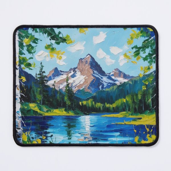 Item preview, Contemporary Peak Mountain Art designed and sold by Forest Aura Vibes.