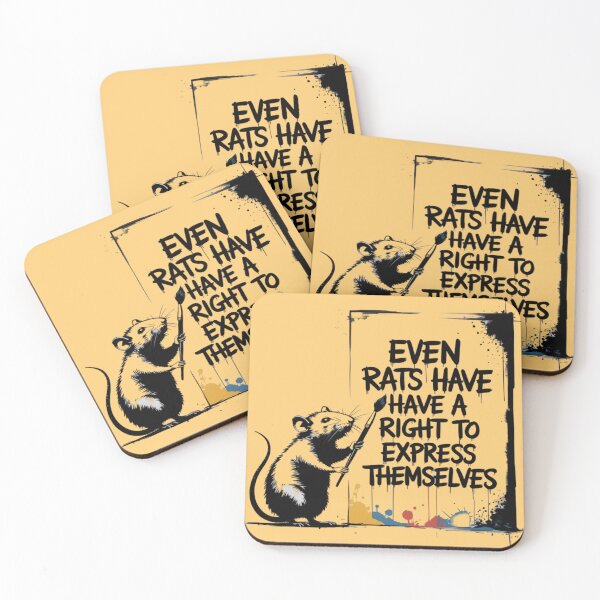 Item preview, Banksy Rat - No art is safe from the artist designed and sold by 123ks.