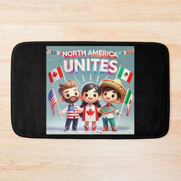 Item preview, "North America Unites – A Celebration of Friendship & Culture" designed and sold by MySheetMusicArt.