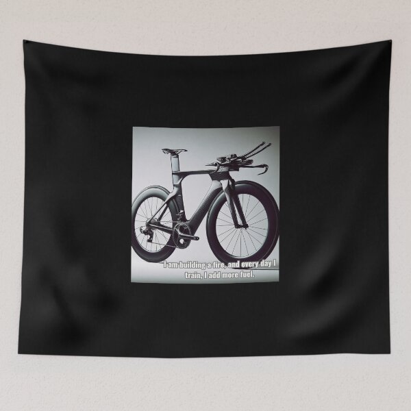 Item preview, Fuel the Fire – Triathlon Cycling Sticker designed and sold by Triathlongram.