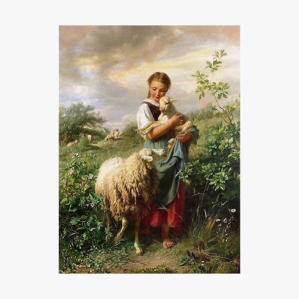Item preview, The Little Shepherdess designed and sold by Craphe.