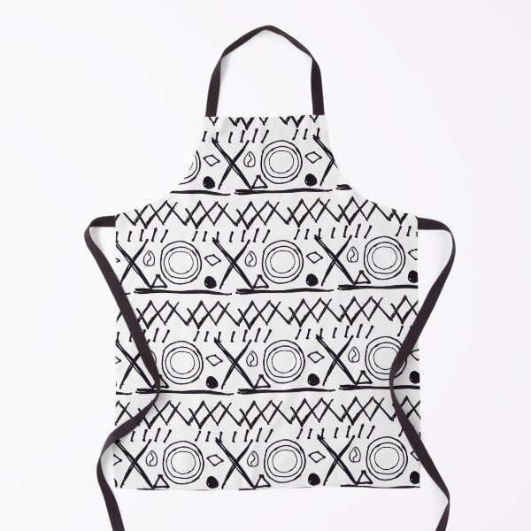 Item preview,  Hand Drawn African Style Pattern - White  designed and sold by PatternTitan.