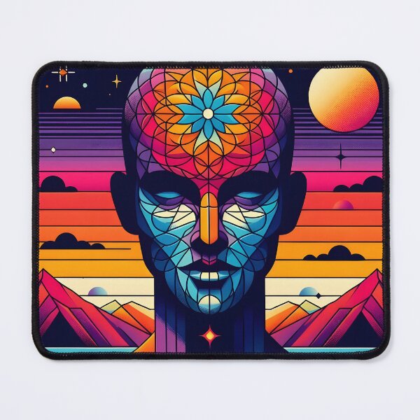 Item preview, Sacred Geometry Face Enlightenment & Sacred Symmetry designed and sold by InevitableAum.