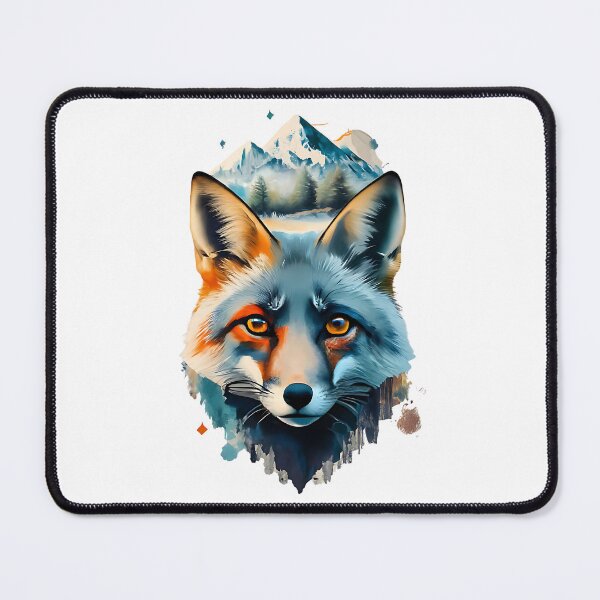 Item preview, Snowy fox resilience and elegance designed and sold by Ann Miu Deluxe.